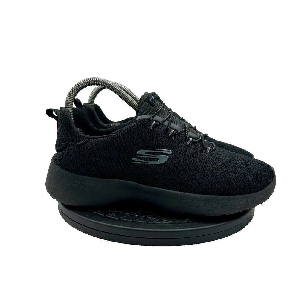 Skechers Womens Dynamight slip on Black Shoes Sneakers Size 8